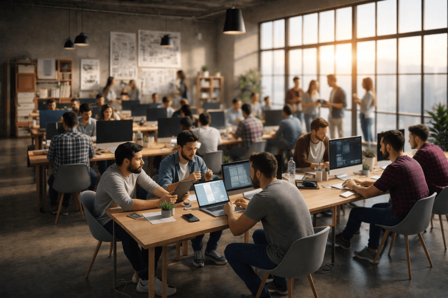 AI technology background